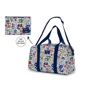 Tokidoki Zip and Cody Singapore Foldable Travel Bag with Pouch Cabin Airlines Plane Duffle Hand Carry Carrier Size Sling