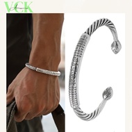 Stainless alloy 6-word mantra bracelet for men