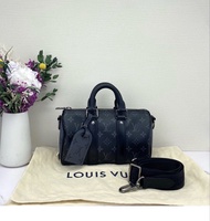 Louis Vuitton Monogram Eclipse Keepall 25