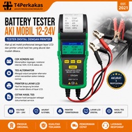 DUOYI DY2015C 12V 24V Digital Battery Tester Analyzer Car Truck Printer