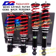 D2 EVO3 WIRA WAJA PERSONA GEN2 Adjustable hi low body shift set Absorber Spring