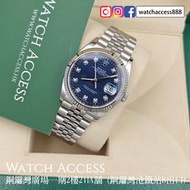 <停產><2024年保用證> 126234G 藍坑 紋鑽面 珠帶 Rolex Datejust 36mm ( 126234 126234g 126231 126233 126200 116200 11