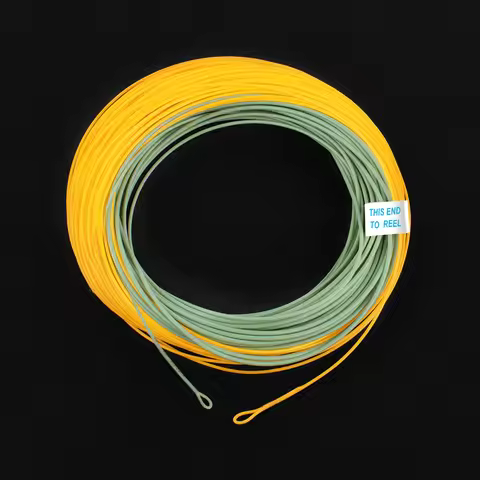 HERCULES Fly Fishing Line Floating Weight Forward Fly Line with Double Welded Loop, Fluorescent Yell