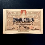 Koleksi Uang Lama Jerman 1919. Uang sementar kota Altona 20 MARK