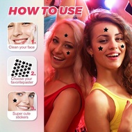 200/400pcs Black Star Pimple Patches For Face Hydrocolloid Acne Patches For Covering Zits And Q8X6