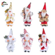 chulisia Santa Claus Figurine Xmas Party Indoor Outdoor Collectible Birthday New Year Standing Santa