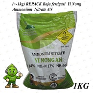 (+-1kg) REPACK BAJA/FERTILIZER AMMONIUM NITRATE N34% NO3-N 17% NH4-N 17% YI NONG AN