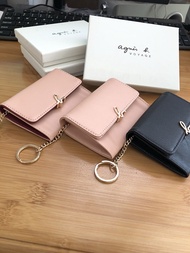new foreign trade female bag, European and American Agnes. Small card Baotou layer cowhide 0 wallet