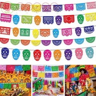 SOREN Day of the Dead Paper Cuttings Art Party Charles Celebration Party felt Cinco De Mayo Decorati