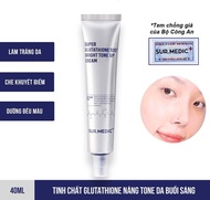 Kem Nâng Tông Hỗ Trợ Trắng Da Sur.Medic+ Super Glutathione 100 Bright Tone Up Cream 40ml