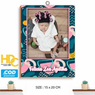 Photo print plus photo print frame with mdf photo frame block photo print