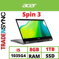 [Acer] Spin 3 i5-1035G4 8GB RAM 1TB SSD SF314-54N-524Z (Touch Screen)
