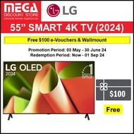 LG OLED55B4PSA 55" OLED 4K B4 SMART TV + FREE $100 GROCERY VOUCHER+WALL MOUNT