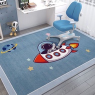 HY&amp; Children's Carpet Reading Area Computer Chair Non-Slip Floor Mat Study Desk Study Table Bedroom Bedside Cushions YX3