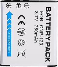 1 Pcs 3.7V 750mAh CNP-120 Replacement Battery for Casio S200 ZS30 ZS20 ZS15 ZS10 Z680 ZS12 EX-ZS35 Z