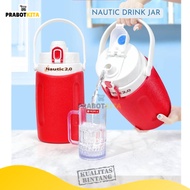 Nautic Drink Jar 2 Liter Drinking Water Container / Jumbo Portal Water Jug Teapot