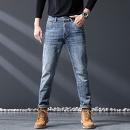 seluar kargo lelaki Seluar beg Seluar Kerja Vintage Seluar jeans nipis musim panas lelaki longgar Am