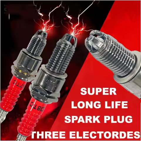 3-Electrode A7TC D8TC High Performance Motorcycle Iridium Spark Plug for 50CC-150CC for Atv GY6 50cc