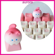Auro Cartoon Rabbit Shaped ESC Keycap 3D Keycap for Crosses Axises Gaming Mechanical Keyboards
