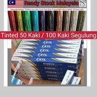 ×NO COD TQ× Tinted Roll 50FT/100FT/Tint Reflex Film/Tinted Kereta/Tinted Non Relfex/Per Roll/Tinted Roll