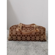 CROCODILE LADIES Handbag Egg Brown