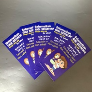 Flyer How to Brush Your Teeth - Flyer Save Your Healthy Teeth - Flyer Dental Health