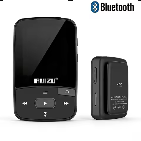 Ruizu X50 Sport Clip Bluetooth MP3 Music Player RUIZU X50 1.5 Inch Screen With FM Radio, E-Book, Clo