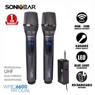 SonicGear WMC 6600 RR DUAL Professional UHF Wireless Microphone