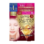 มาร์คหน้านำเข้าจากญี่ปุ่น Kose Cosmeport Clear Turn Premium Royal Jelly Mask 4ชิ้น