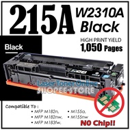 BLACK 215A W2310A H*215A W 2310A W2310X Compatible With H* Color Laser Jet Pro MFP M182n M155nw M155