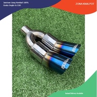 5Zigen Blue Branch Car Exhaust