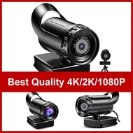 Webcams 4k 2k 1080p Webcam Pc Streaming Microphone Web Cam Pc Camera Mini Pc Accessories For Compute