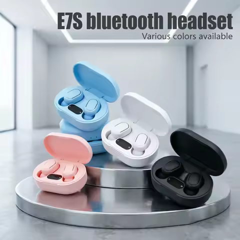 Original E7S Wireless Bluetooth Headset with Mic LED Display Earbuds TWS Earphone Bluetooth Headphon