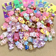 [Mua Sét 50 tặng 10] combo 30 túi mù dạ quang labubu capybara Blind Bag Túi mù động vật phát sáng la