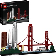 LEGO Architecture Skyline Collection 21043 San Francisco Building Kit Includes Alcatraz Model, Golde