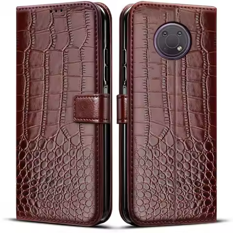 Flip Leather Case For Nokia G42 G22 C12 G60 G21 G11 G50 C10 C20 X10 X20 G10 G20 2.4 5.4 3.4 Card Hol