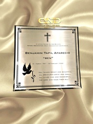 Brass Tombplate lapida