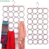 PARADEAO Storage Rack Folding Hanging Organiser Scarves Save Space Wardrobe Hanger