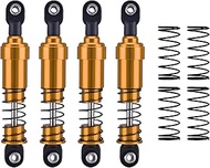 AMK 1/10 RC Crawler Shocks, 4Pcs 85mm Aluminum Big Bore RC Shocks with Oil Filled RC Crawler Shocks 
