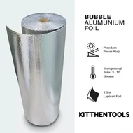 aluminium foil pelembab udara panas bubble Lebar 1,2M ALUMINIUM ALUMUNIUM FOIL BUBBLE PEREDAM TAHAN PANAS ISOLASI ATAP BUBLE LEMBAB PER ROLL