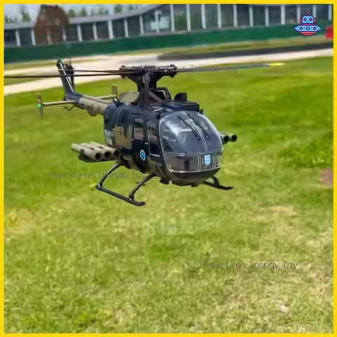 Remote Control Helicopter C180 6CH RC Aircraft BO-105 Simulation Model Intelligent Positioning Inver