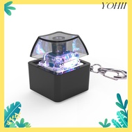 YOHII Finger Keyboard Caps, Mechanical Switch Fingertip Clicks Fidget Keychain,  Stress Relief Finge