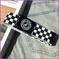 HT5 Street dance graffiti hip hop belt Fashion canvas belt Simpsons doodle Automatic buckle belt TH5