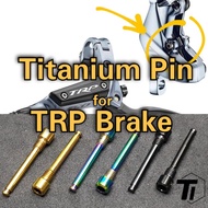 Titanium Pin for TRP Brake | DH-R EVO Q2.3 SE Trail EVO QUADIEM Titanium Brake pad retainer pin bolt | Titanium Screw