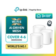 TP-Link AX3000 Whole Home AI-Driven Mesh Wi-Fi System Router or AP Mode Support Unifi Turbo/Maxis/Fi