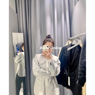 Now Arket Women's Clothing Genuine Daigou Poplin Blouse White Embroidered Lapel Doll Collar Organic 