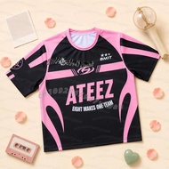 name tag 2026 Men Ateez Sports Jersey Korean Kpop Combination Round Neck Fashionable Street Wear Sho