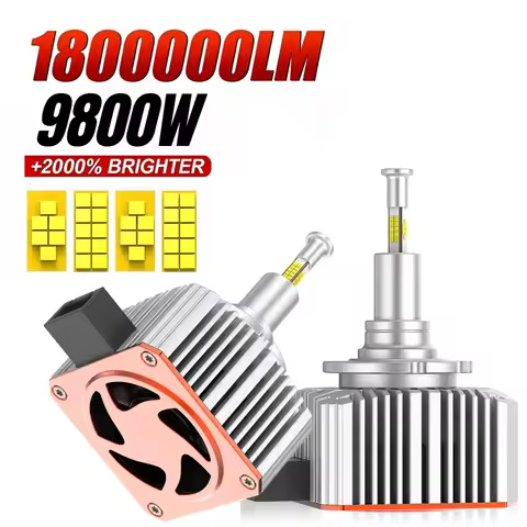 New 360 Led D1S D3S D8S Headlight Canbus Bulbs 1:1 HID Led Super Bright D1R D3R D8R Car Bulb 24V 12V