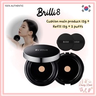 [Brilli8] Cushion Original 15g + Refill 15g + 2 Puffs | Cushion Foundation | Korean Beauty | Glowing