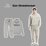 [GENUINE] Hoodie Set & Pants Essentials Fear Of God Dark Oatmeal SS22 Authentic, Genuine Essentials 